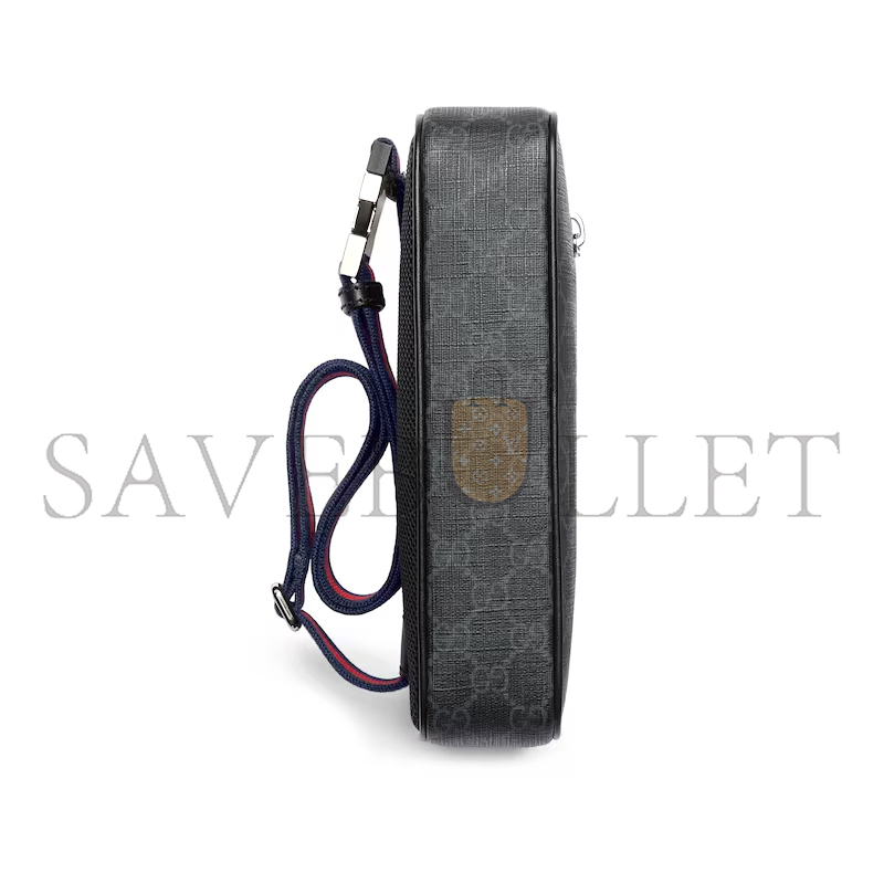 G*u*i gg black small belt bag ‎792094 (24*14*5.5cm)